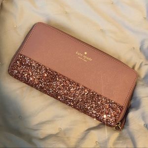 Kate Spade neda glitter Greta court wallet